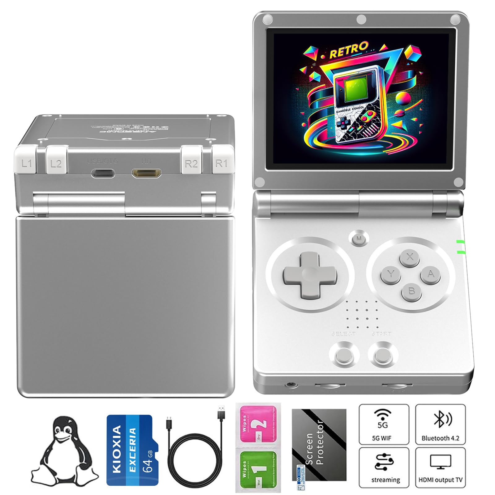 RG35XXSP Handheld Game Console