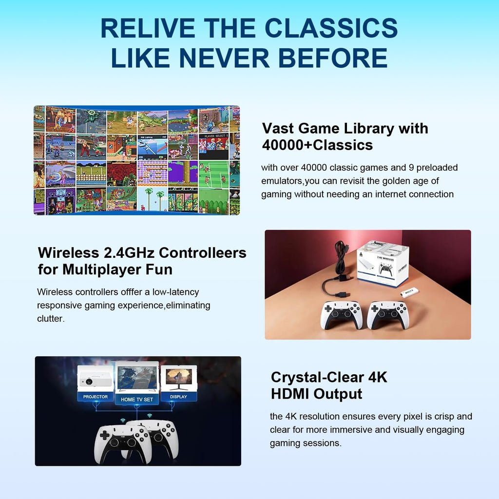 2026 M15 Retro Gaming Stick Pro