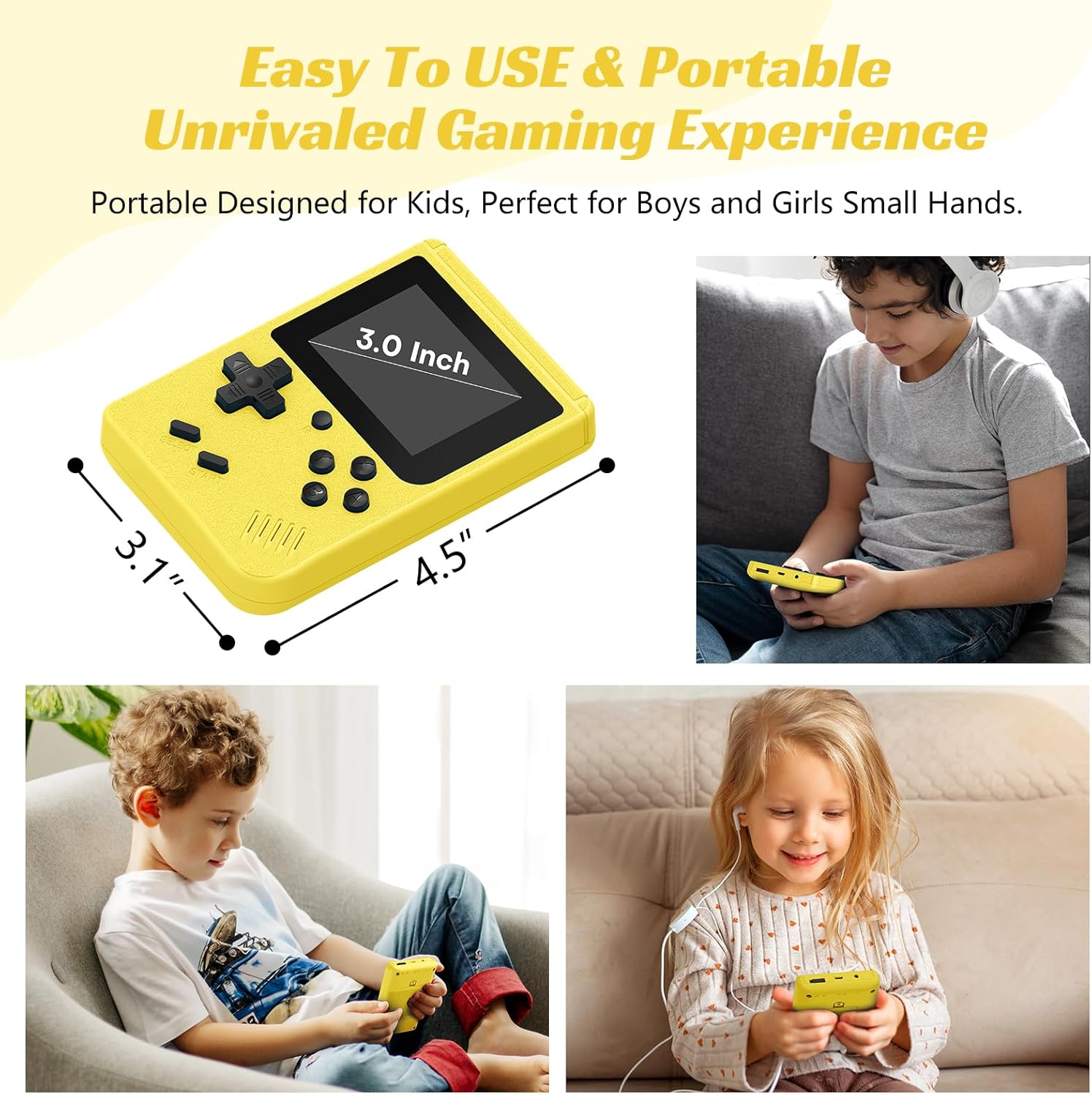 S400 Handheld Game Console for Kids