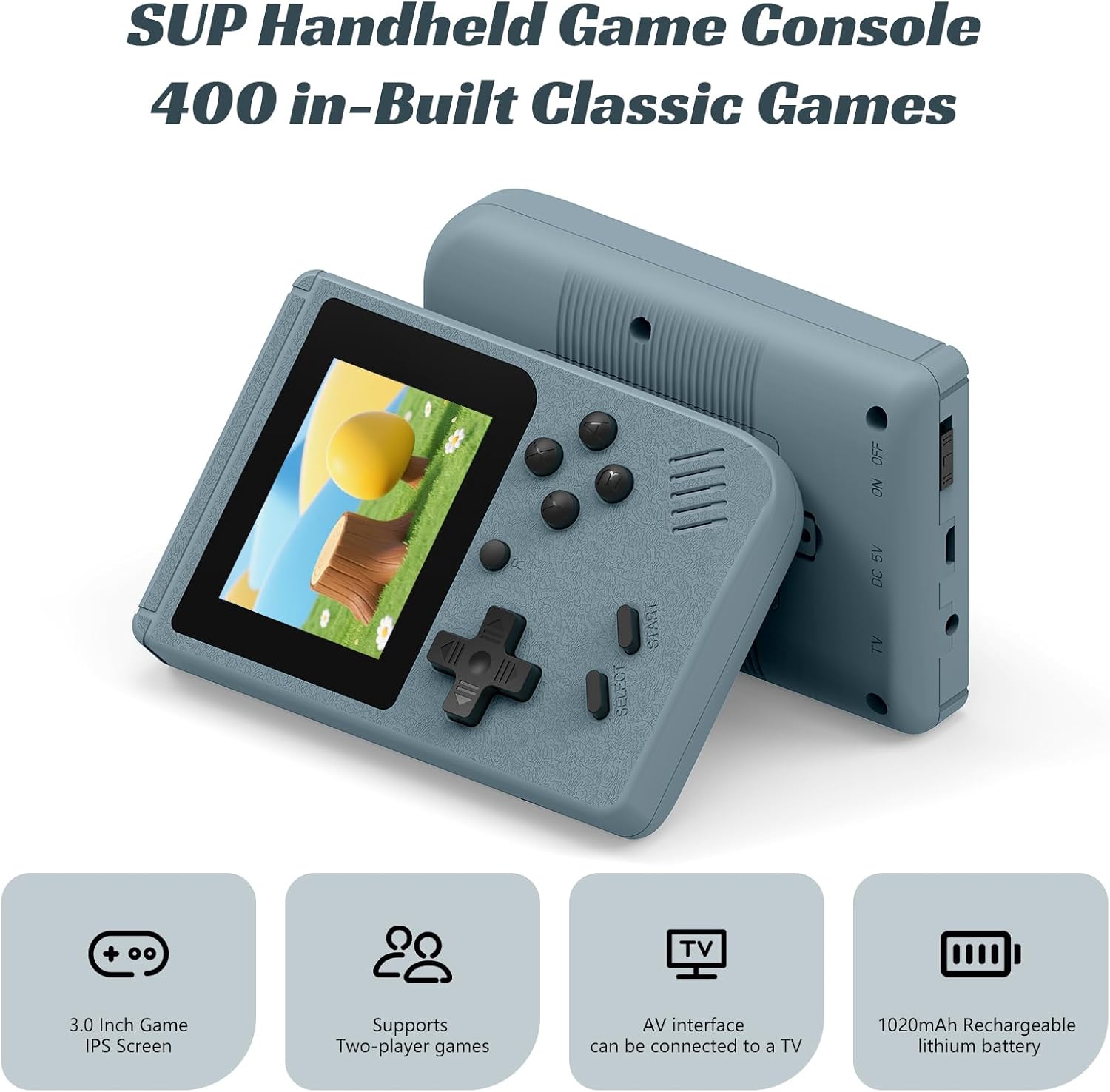 S400 Handheld Game Console for Kids
