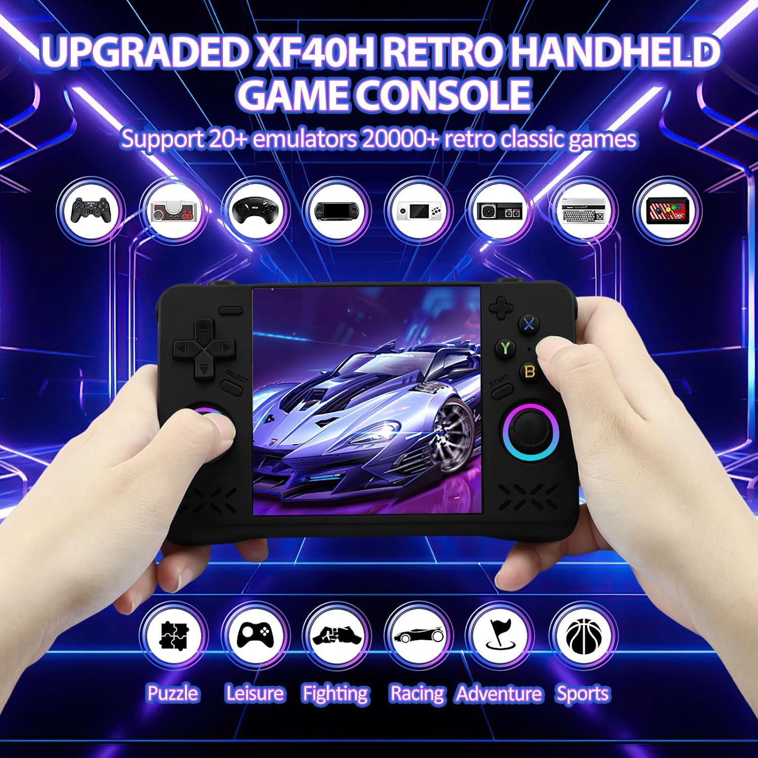 Upgraded XF40H Handheld Game Console