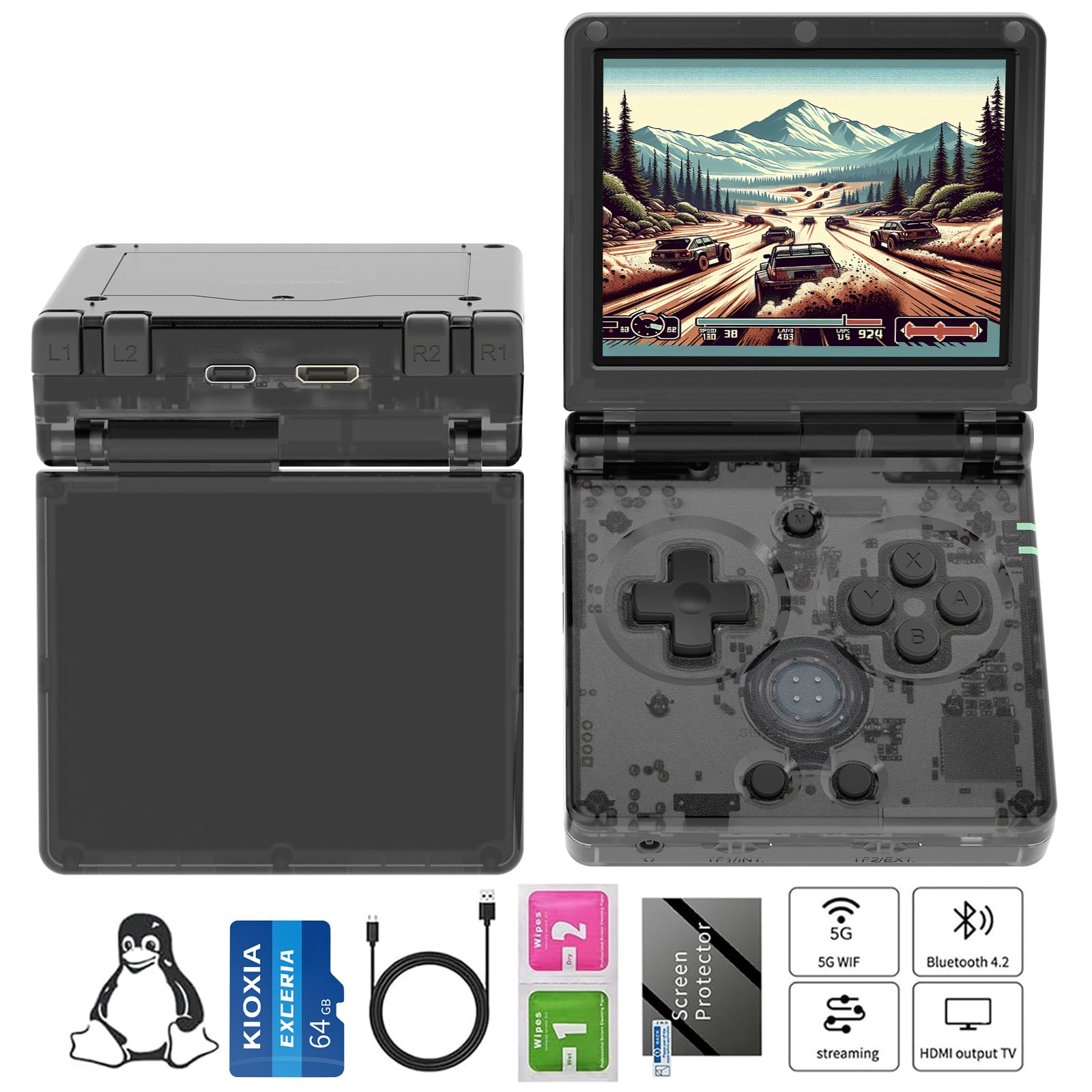 RG35XXSP Handheld Game Console